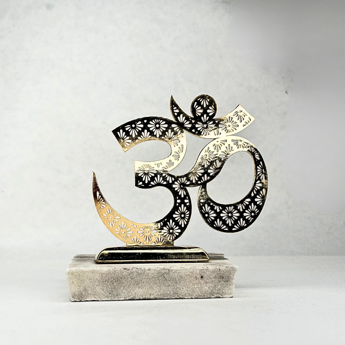 OM Harmony A beautifully crafted accessory, perfect for adding blessings and grace to your car's dashboard, serving as a decorative centerpiece on your table, or even adding chHindustanwaleOM Harmony